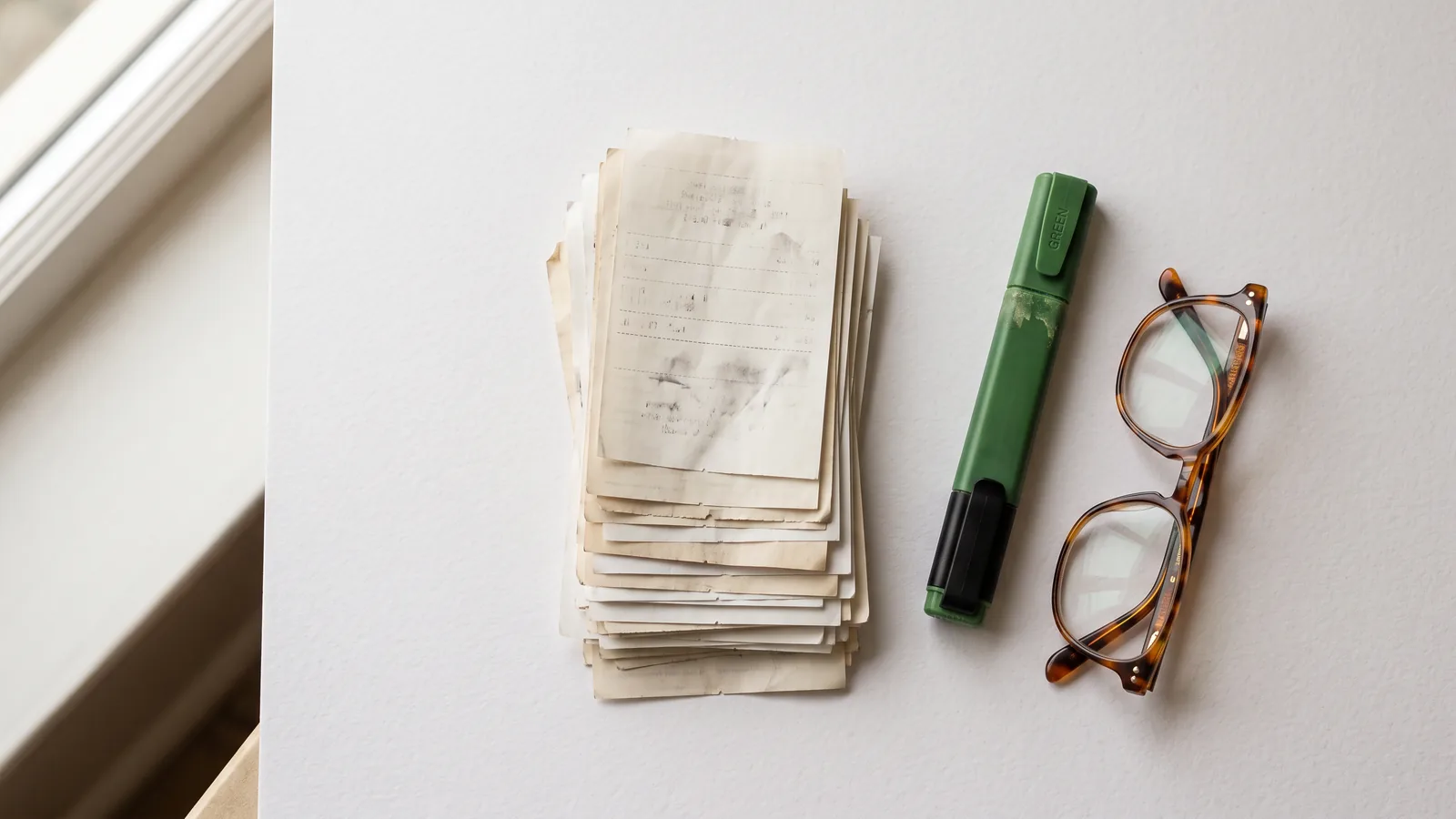 Still life for What a Month in Review catches